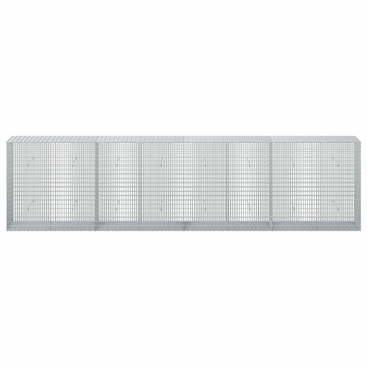 vidaXL Gabion z drutu 3,5 mm i siatką 5x2,5 cm 400x50x100 cm