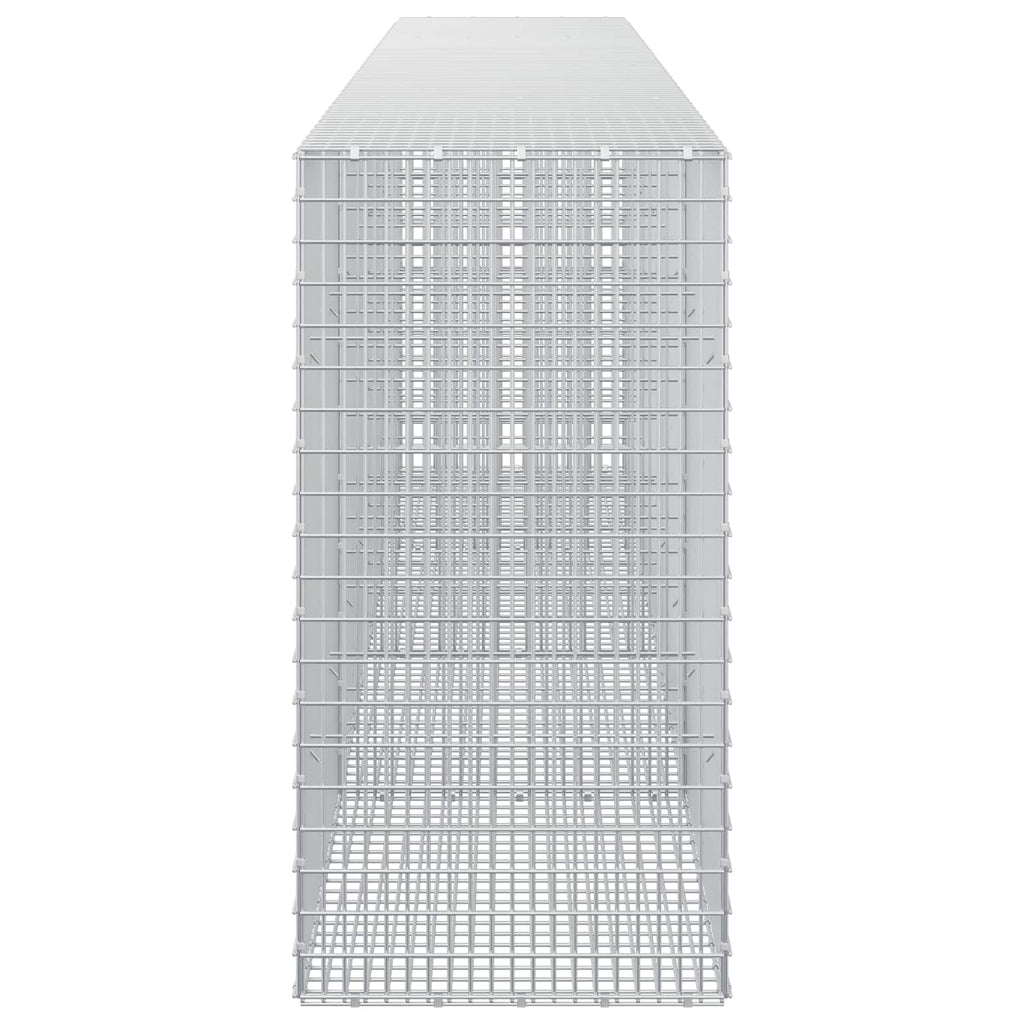 vidaXL Gabion z drutu 3,5 mm i siatką 5x2,5 cm 400x50x100 cm