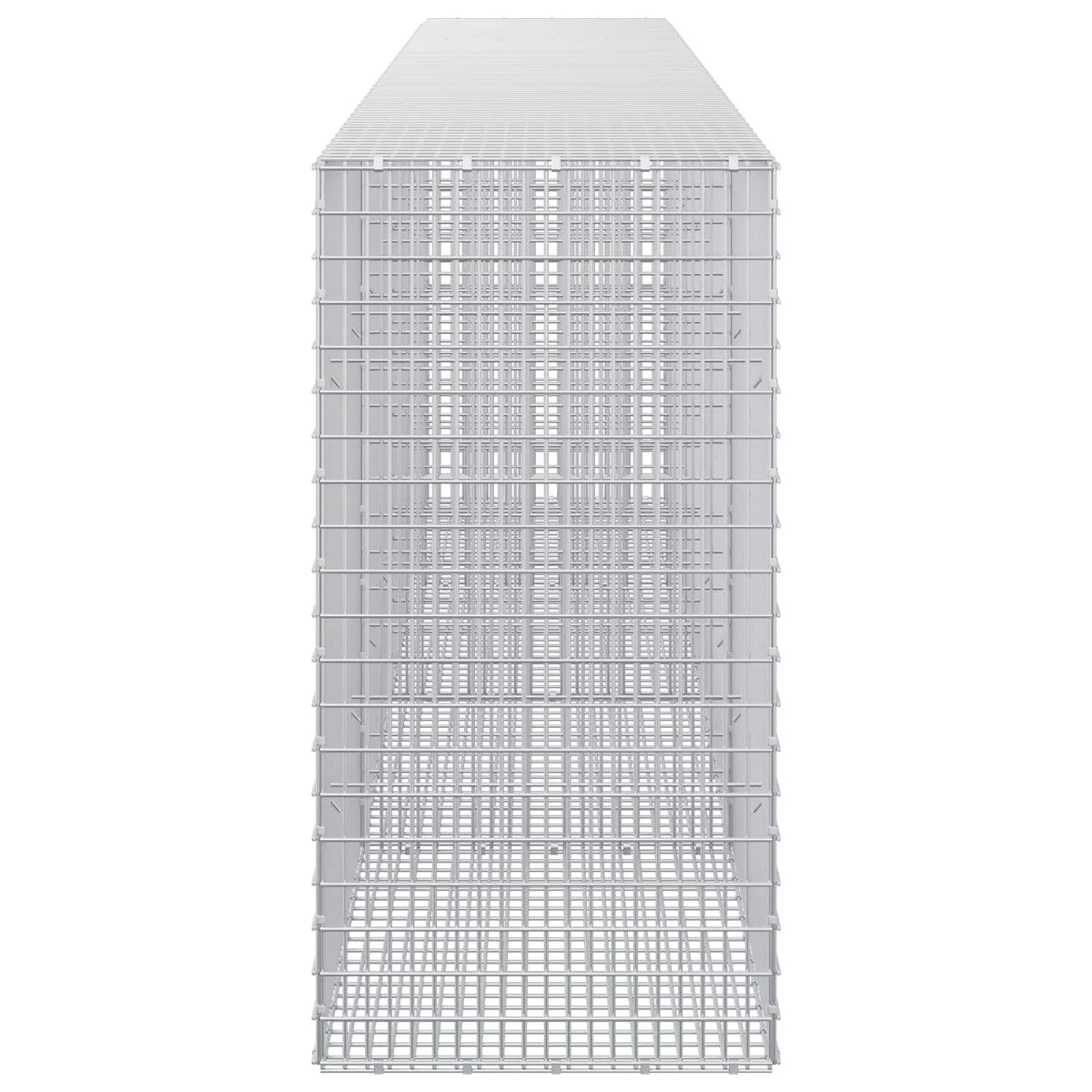 vidaXL Gabion z drutu 3,5 mm i siatką 5x2,5 cm 400x50x100 cm