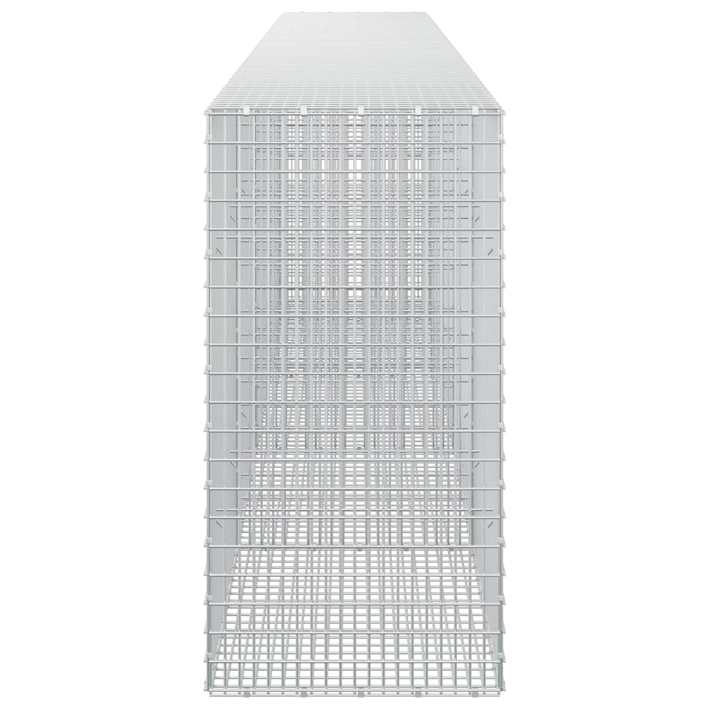 vidaXL Gabion z drutu 3,5 mm i siatką 5x2,5 cm 450x50x100 cm