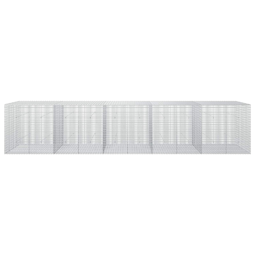 vidaXL Gabion z drutu 3,5 mm i siatką 5x2,5 cm 500x50x100 cm