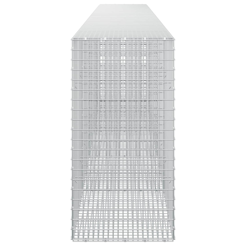 vidaXL Gabion z drutu 3,5 mm i siatką 5x2,5 cm 500x50x100 cm