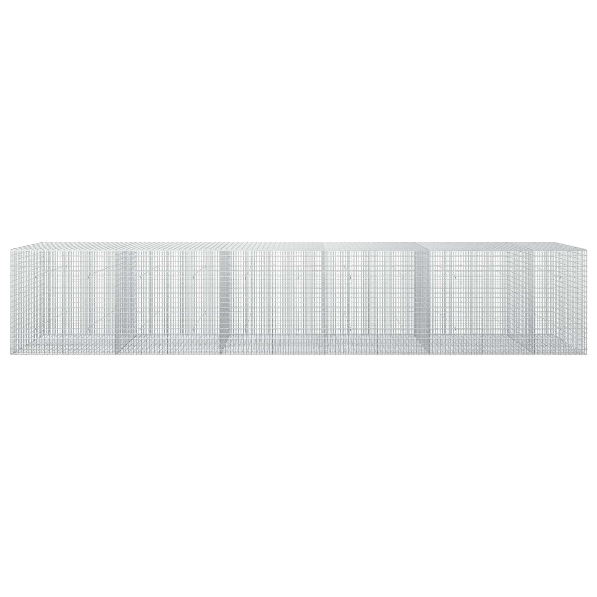 vidaXL Gabion z drutu 3,5 mm i siatką 5x2,5 cm 550x50x100 cm