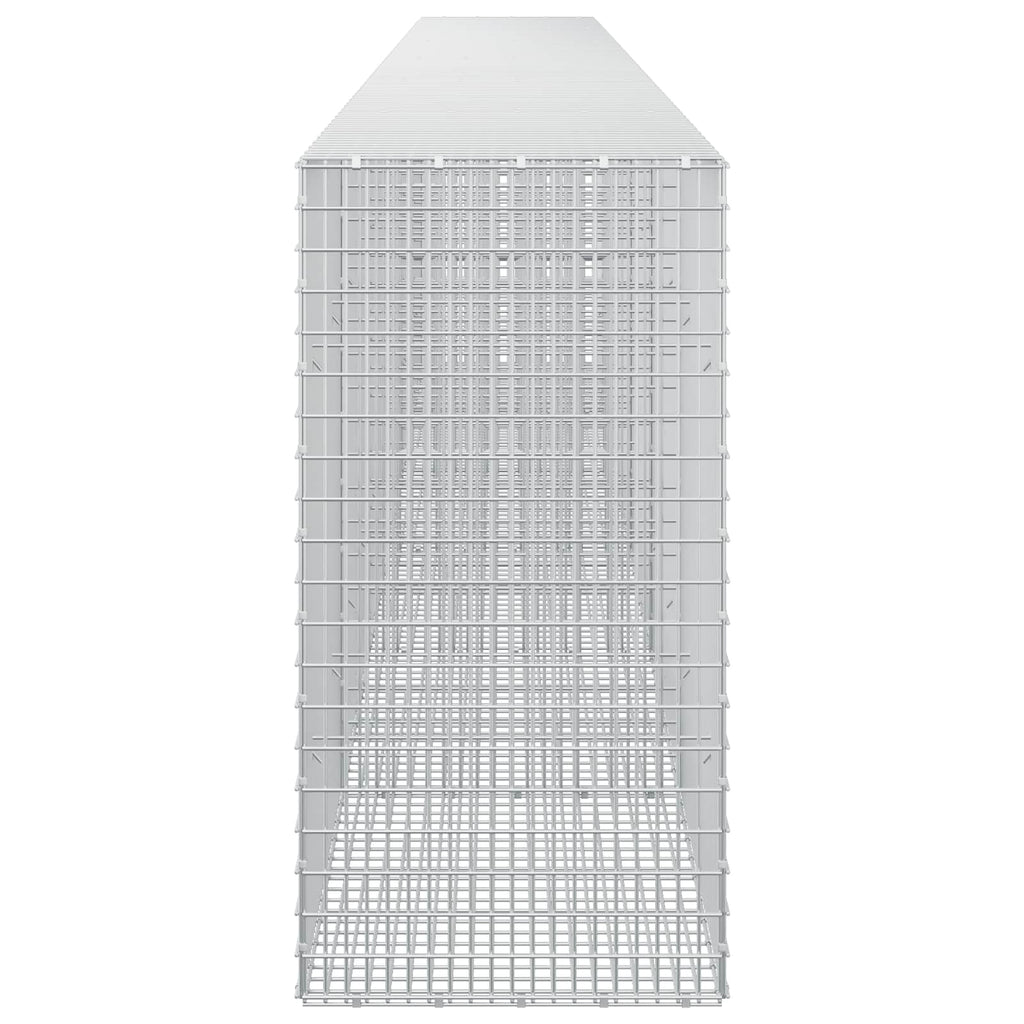 vidaXL Gabion z drutu 3,5 mm i siatką 5x2,5 cm 600x50x100 cm