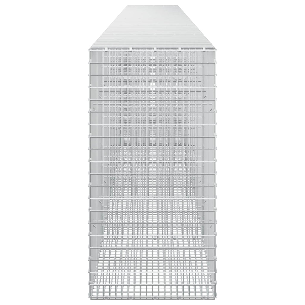 vidaXL Gabion z drutu 3,5 mm i siatką 5x2,5 cm 650x50x100 cm