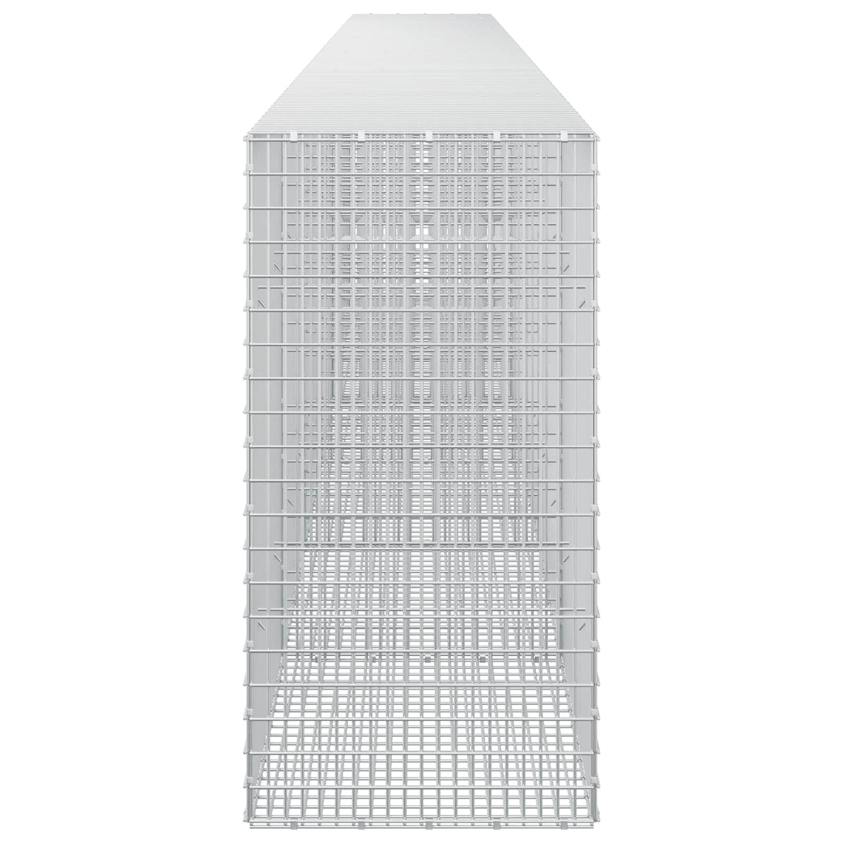 vidaXL Gabion z drutu 3,5 mm i siatką 5x2,5 cm 650x50x100 cm