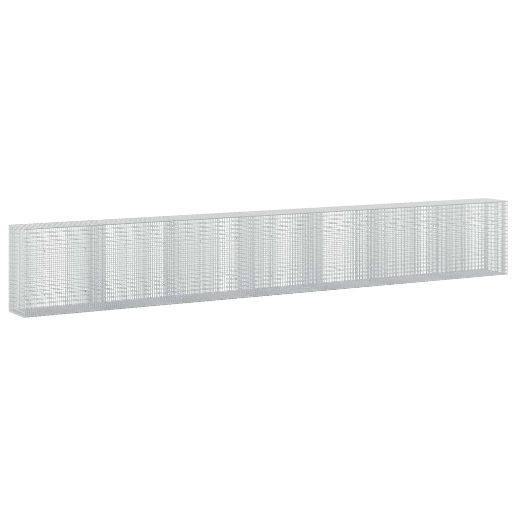 vidaXL Gabion z drutu 3,5 mm i siatką 5x2,5 cm 700x50x100 cm