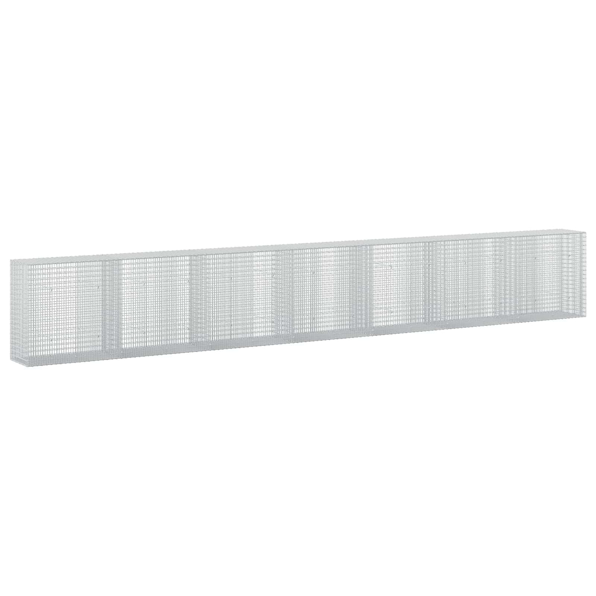vidaXL Gabion z drutu 3,5 mm i siatką 5x2,5 cm 700x50x100 cm