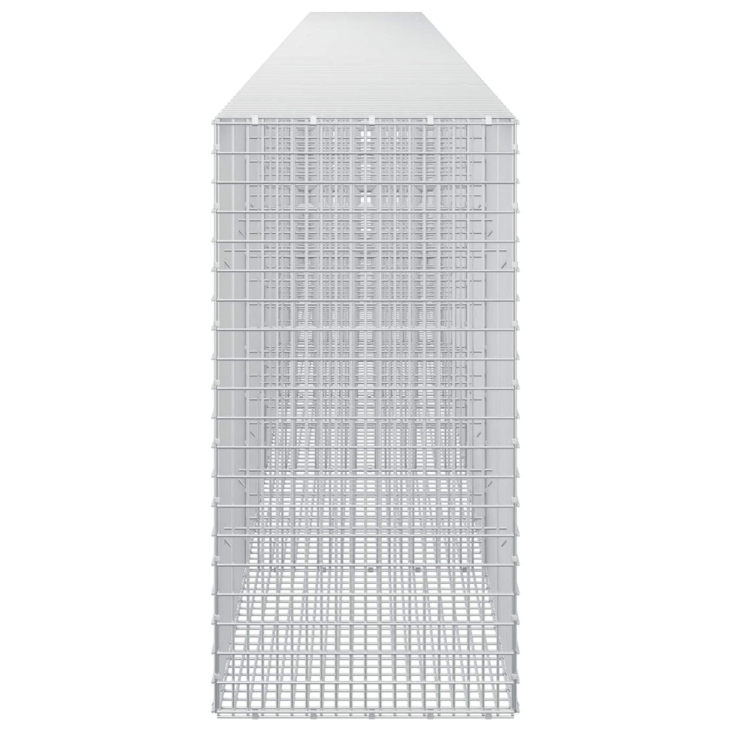 vidaXL Gabion z drutu 3,5 mm i siatką 5x2,5 cm 700x50x100 cm