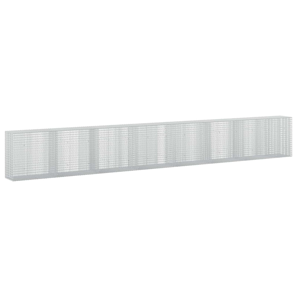 vidaXL Gabion z drutu 3,5 mm i siatką 5x2,5 cm 750x50x100 cm