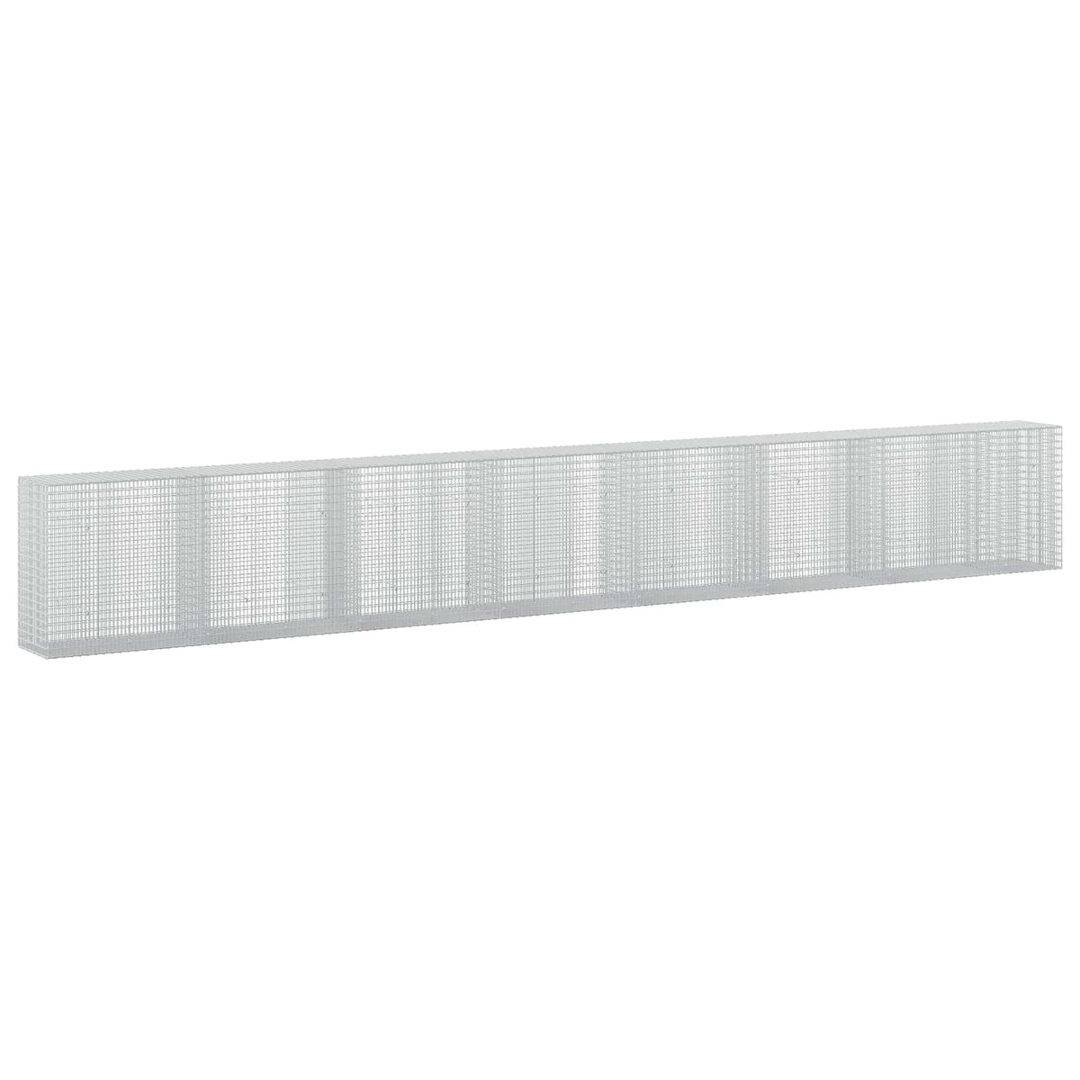 vidaXL Gabion z drutu 3,5 mm i siatką 5x2,5 cm 750x50x100 cm
