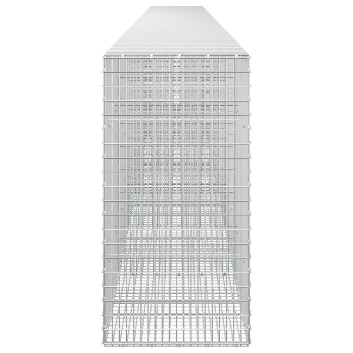 vidaXL Gabion z drutu 3,5 mm i siatką 5x2,5 cm 750x50x100 cm
