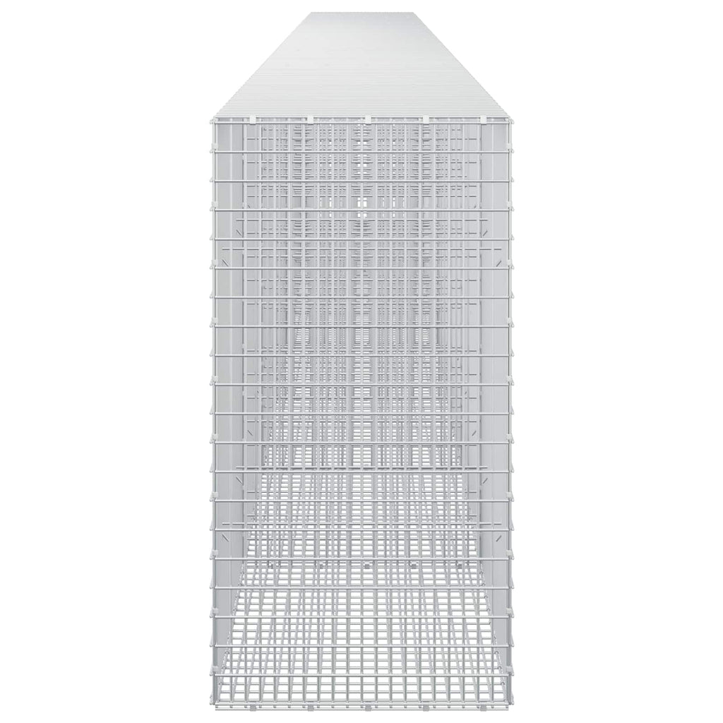 vidaXL Gabion z drutu 3,5 mm i siatką 5x2,5 cm 800x50x100 cm