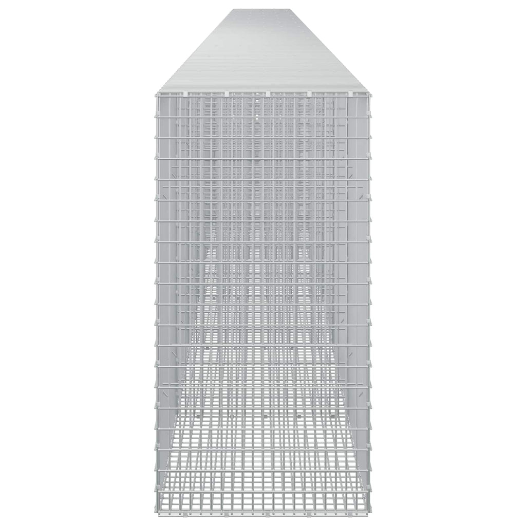vidaXL Gabion z drutu 3,5 mm i siatką 5x2,5 cm 1200x50x100 cm