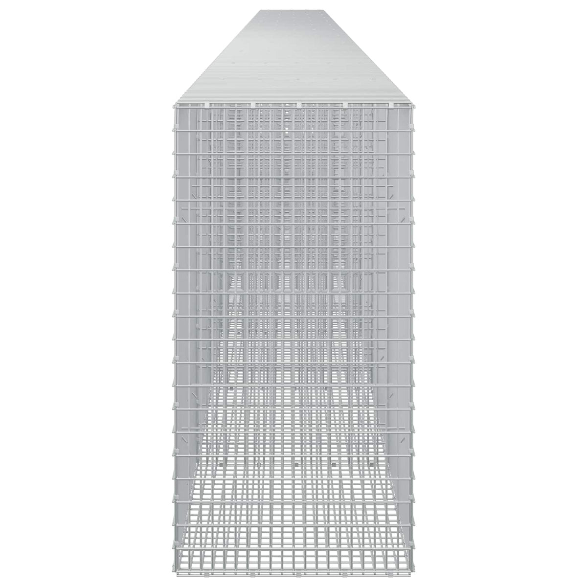 vidaXL Gabion z drutu 3,5 mm i siatką 5x2,5 cm 1200x50x100 cm