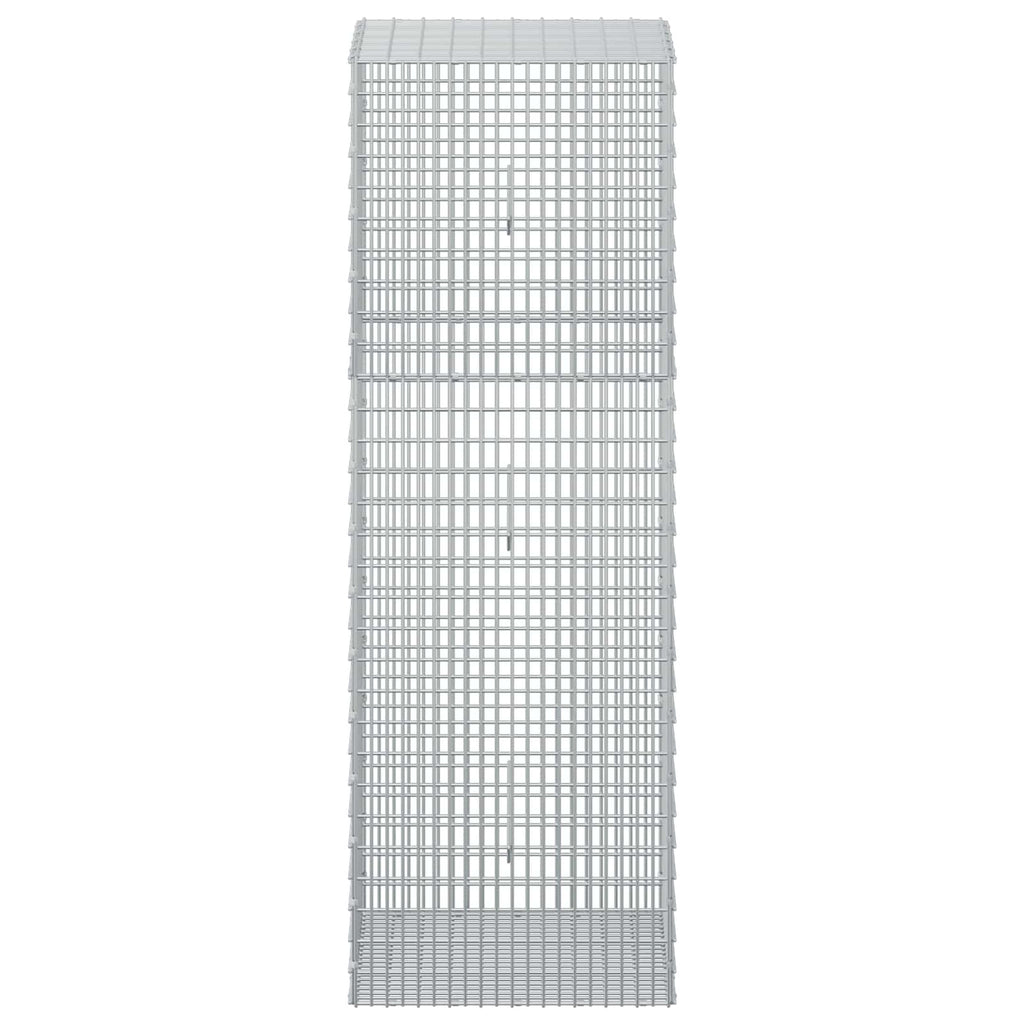 vidaXL Gabion z drutu 3,5 mm i siatką 5x2,5 cm 50x50x150 cm