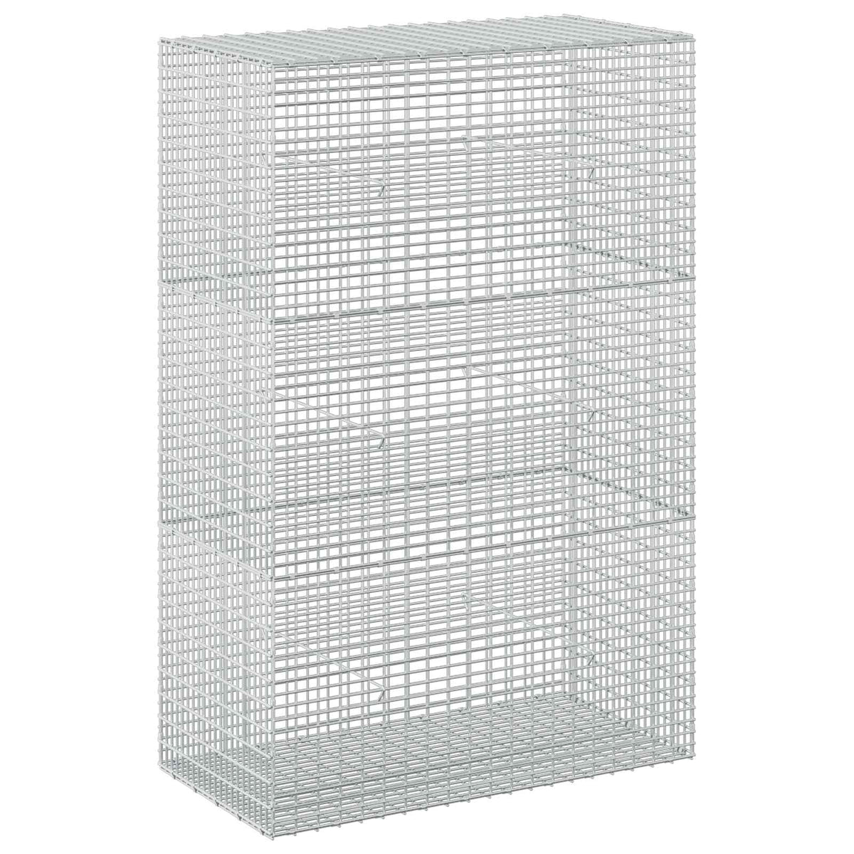 vidaXL Gabion z drutu 3,5 mm i siatką 5x2,5 cm 100x50x150 cm