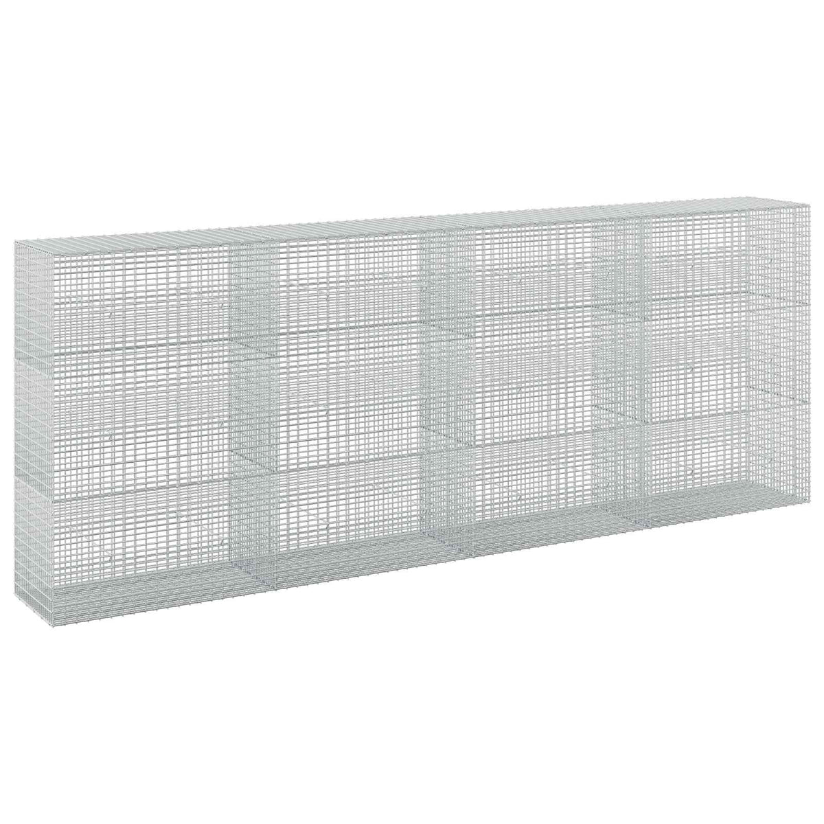 vidaXL Gabion z drutu 3,5 mm i siatką 5x2,5 cm 400x50x150 cm