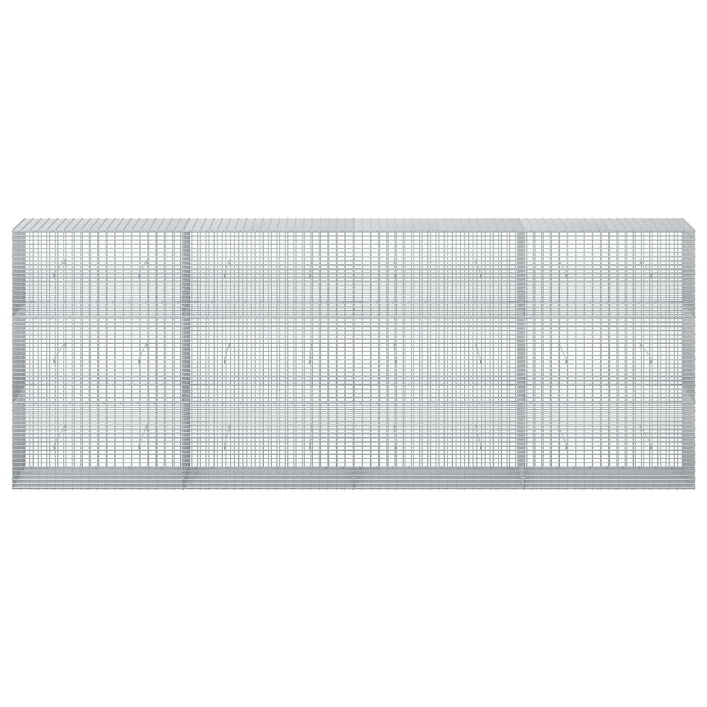 vidaXL Gabion z drutu 3,5 mm i siatką 5x2,5 cm 400x50x150 cm