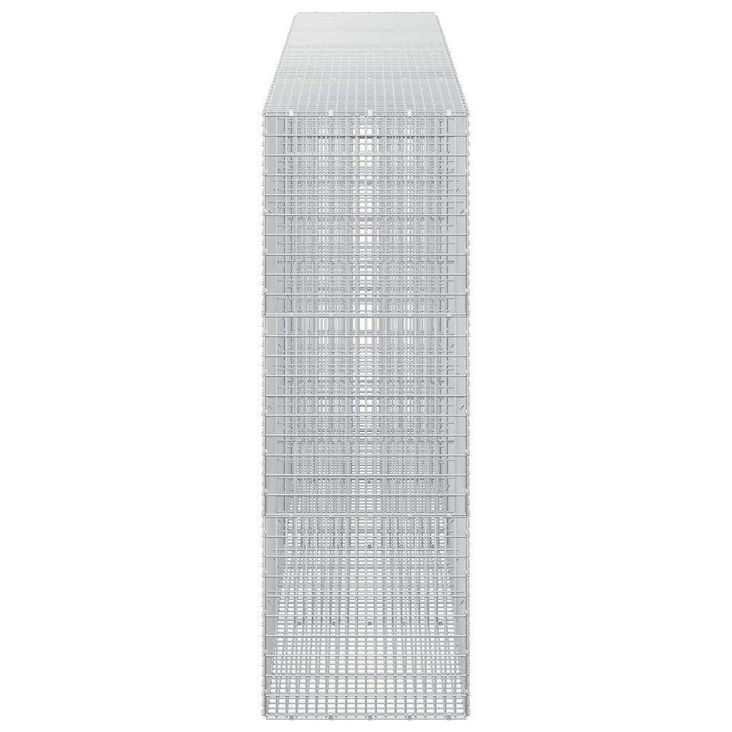 vidaXL Gabion z drutu 3,5 mm i siatką 5x2,5 cm 400x50x150 cm