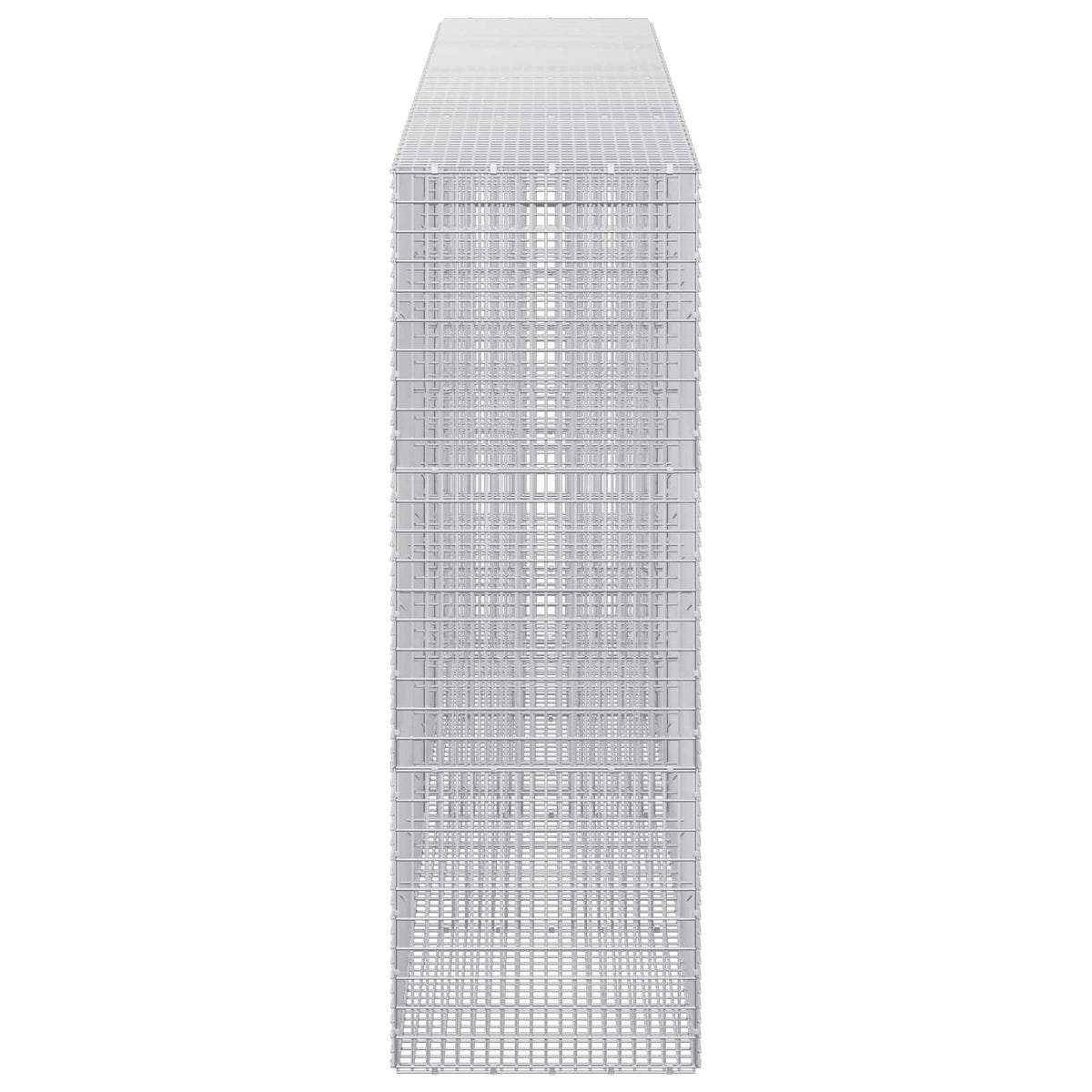 vidaXL Gabion z drutu 3,5 mm i siatką 5x2,5 cm 400x50x150 cm