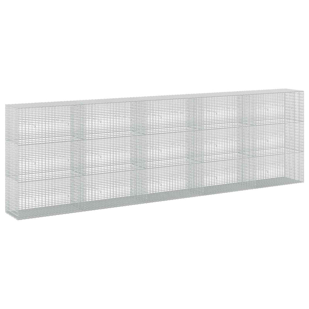 vidaXL Gabion z drutu 3,5 mm i siatką 5x2,5 cm 500x50x150 cm