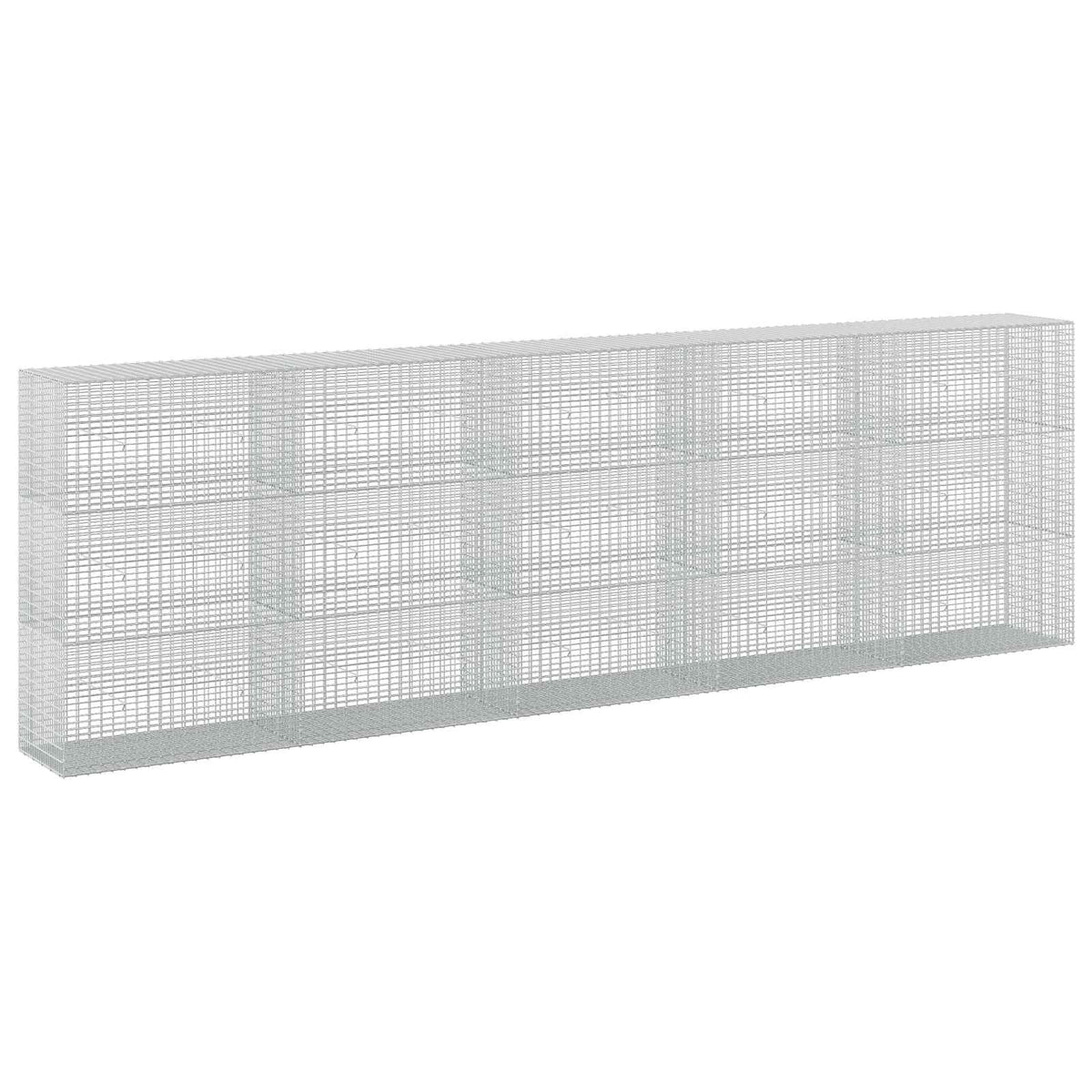 vidaXL Gabion z drutu 3,5 mm i siatką 5x2,5 cm 500x50x150 cm