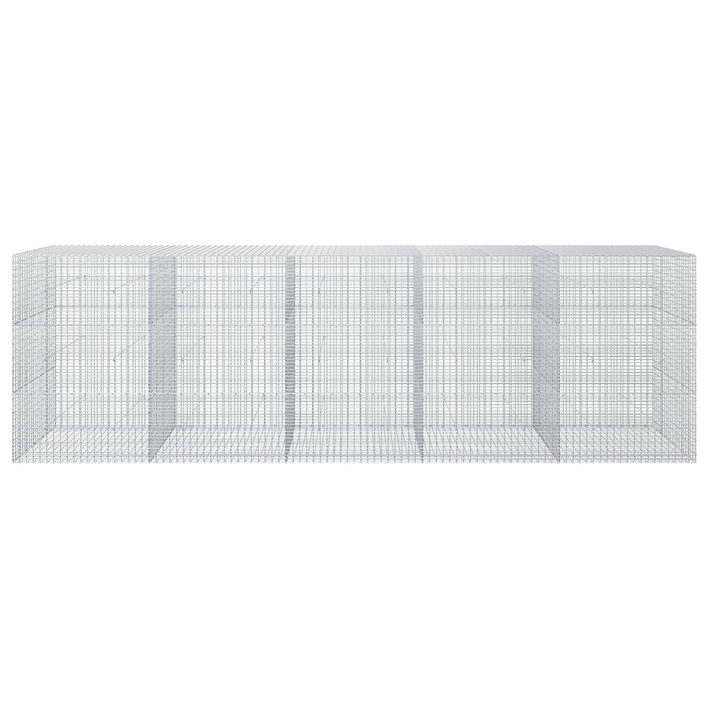 vidaXL Gabion z drutu 3,5 mm i siatką 5x2,5 cm 500x50x150 cm
