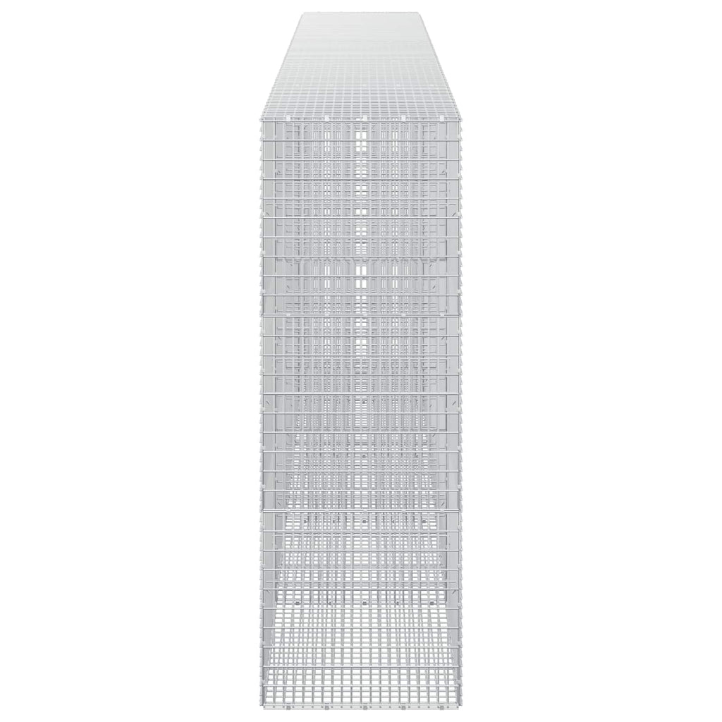 vidaXL Gabion z drutu 3,5 mm i siatką 5x2,5 cm 500x50x150 cm