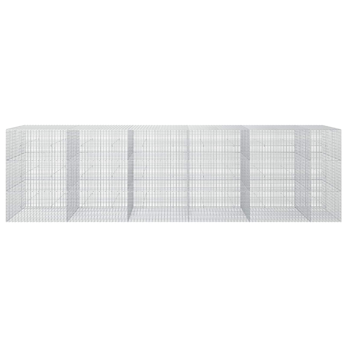 vidaXL Gabion z drutu 3,5 mm i siatką 5x2,5 cm 550x50x150 cm