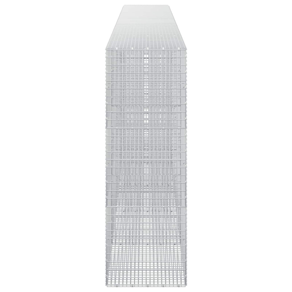 vidaXL Gabion z drutu 3,5 mm i siatką 5x2,5 cm 550x50x150 cm