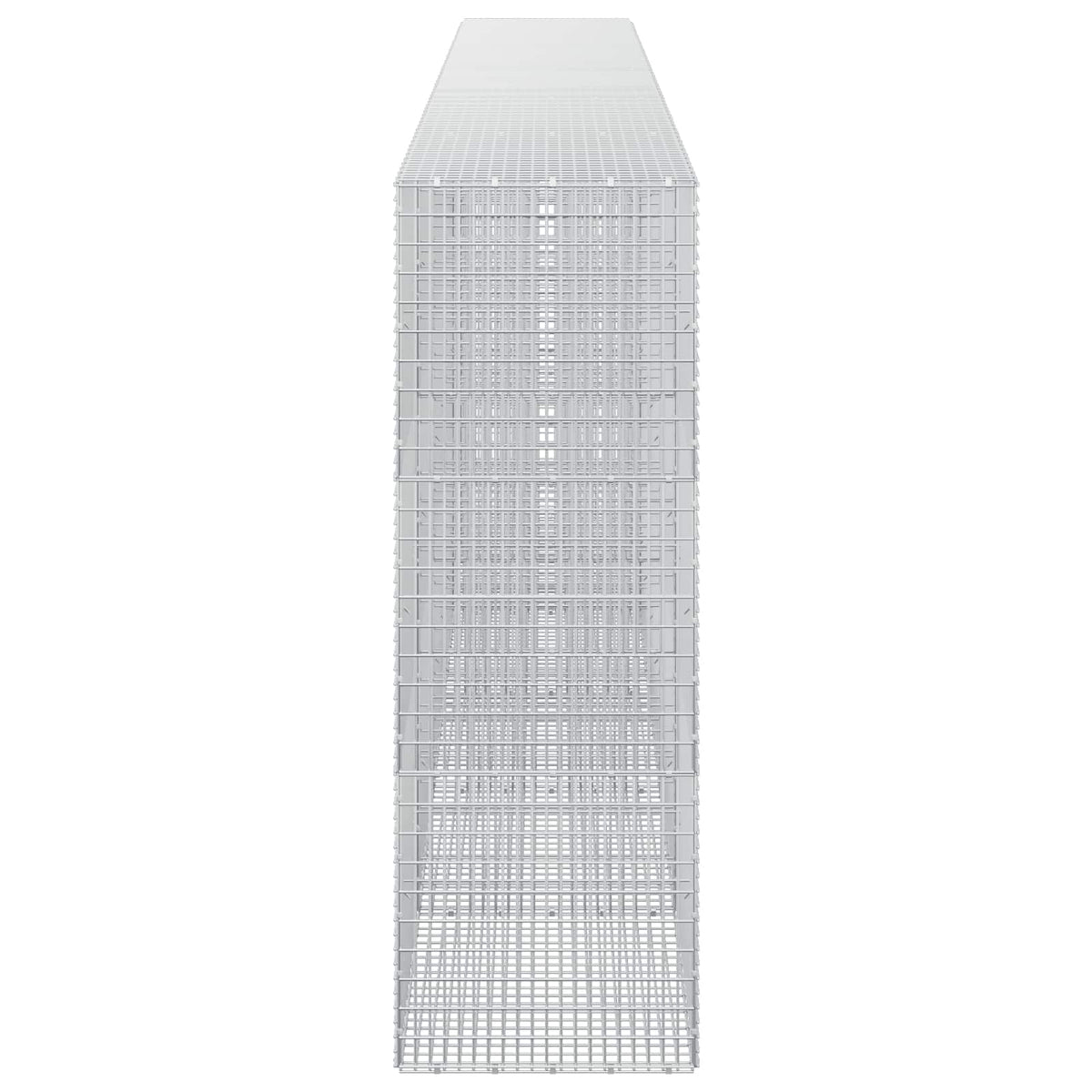 vidaXL Gabion z drutu 3,5 mm i siatką 5x2,5 cm 550x50x150 cm
