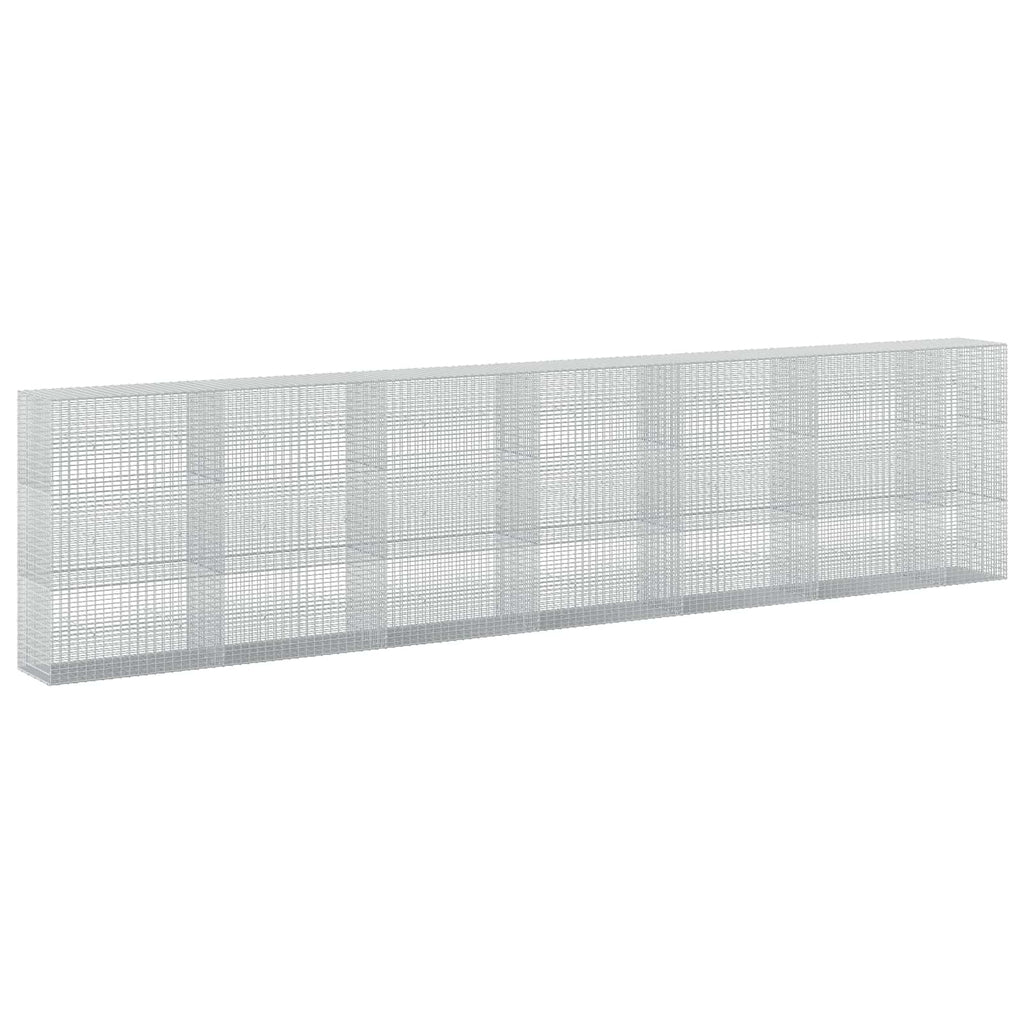 vidaXL Gabion z drutu 3,5 mm i siatką 5x2,5 cm 650x50x150 cm
