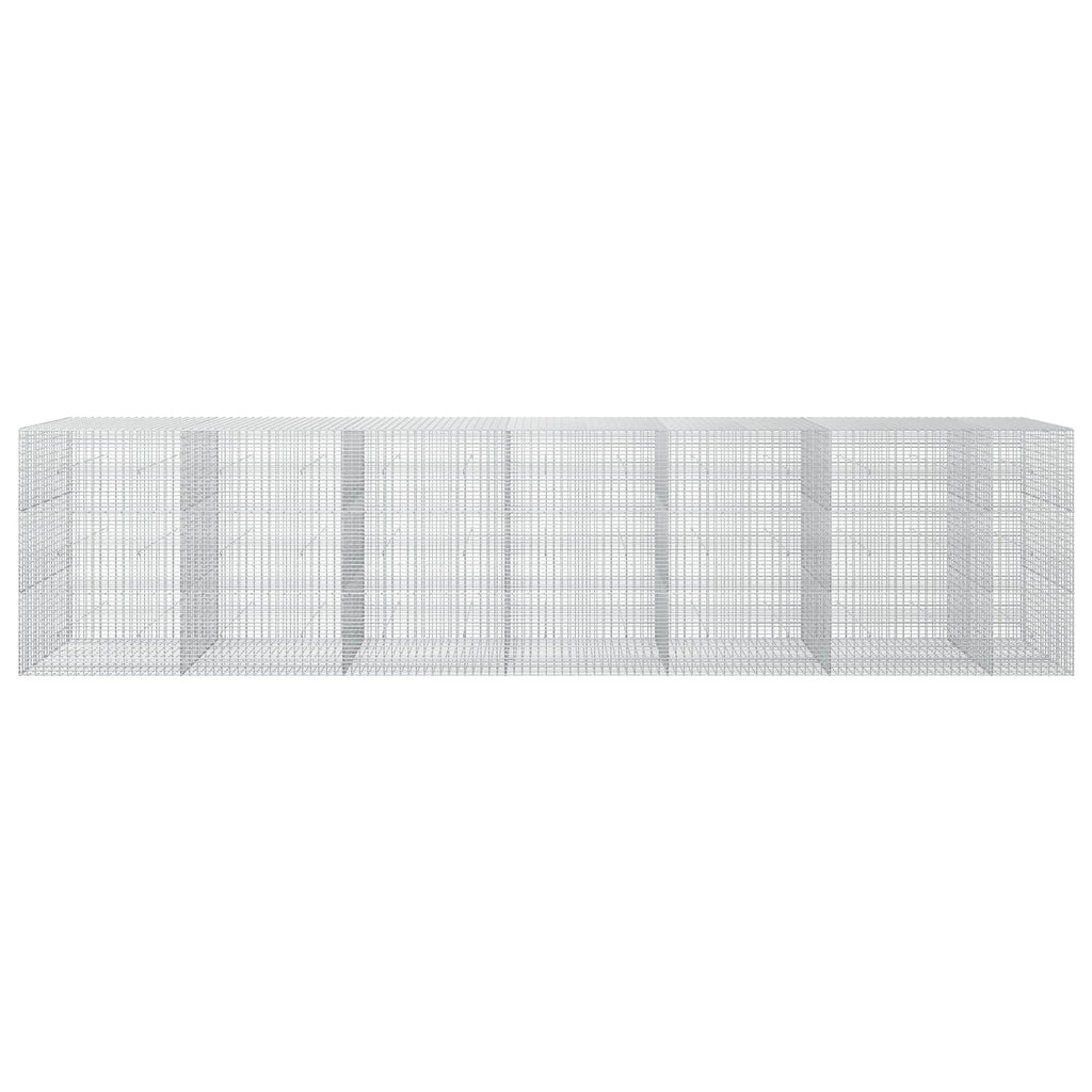 vidaXL Gabion z drutu 3,5 mm i siatką 5x2,5 cm 650x50x150 cm