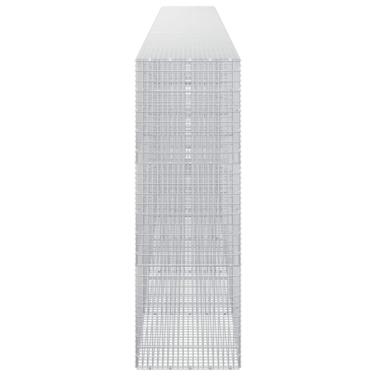 vidaXL Gabion z drutu 3,5 mm i siatką 5x2,5 cm 650x50x150 cm