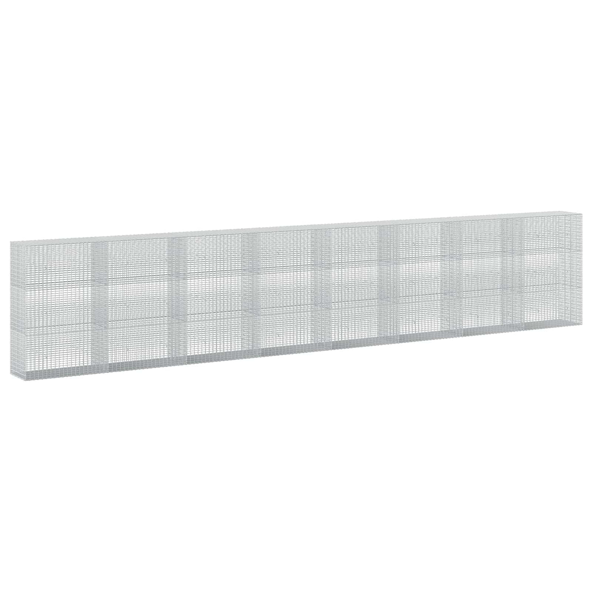 vidaXL Gabion z drutu 3,5 mm i siatką 5x2,5 cm 800x50x150 cm