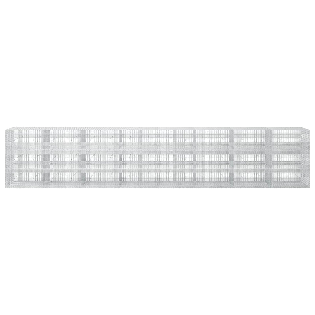 vidaXL Gabion z drutu 3,5 mm i siatką 5x2,5 cm 800x50x150 cm