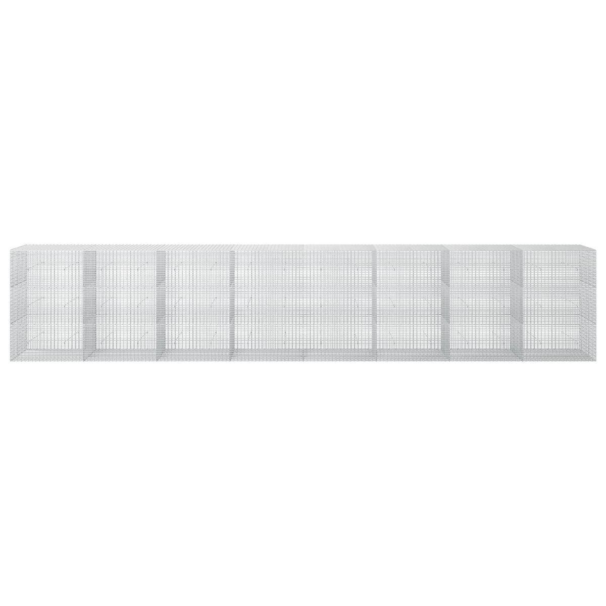 vidaXL Gabion z drutu 3,5 mm i siatką 5x2,5 cm 800x50x150 cm