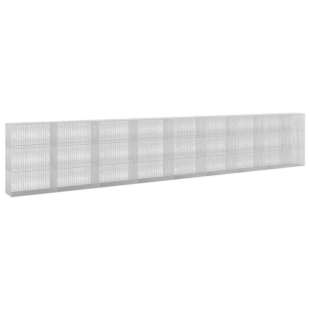 vidaXL Gabion z drutu 3,5 mm i siatką 5x2,5 cm 850x50x150 cm