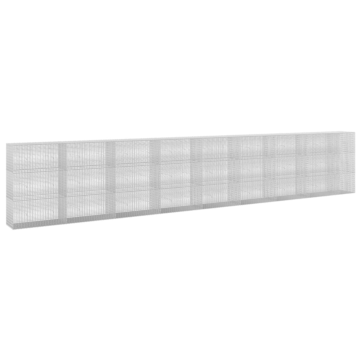 vidaXL Gabion z drutu 3,5 mm i siatką 5x2,5 cm 850x50x150 cm