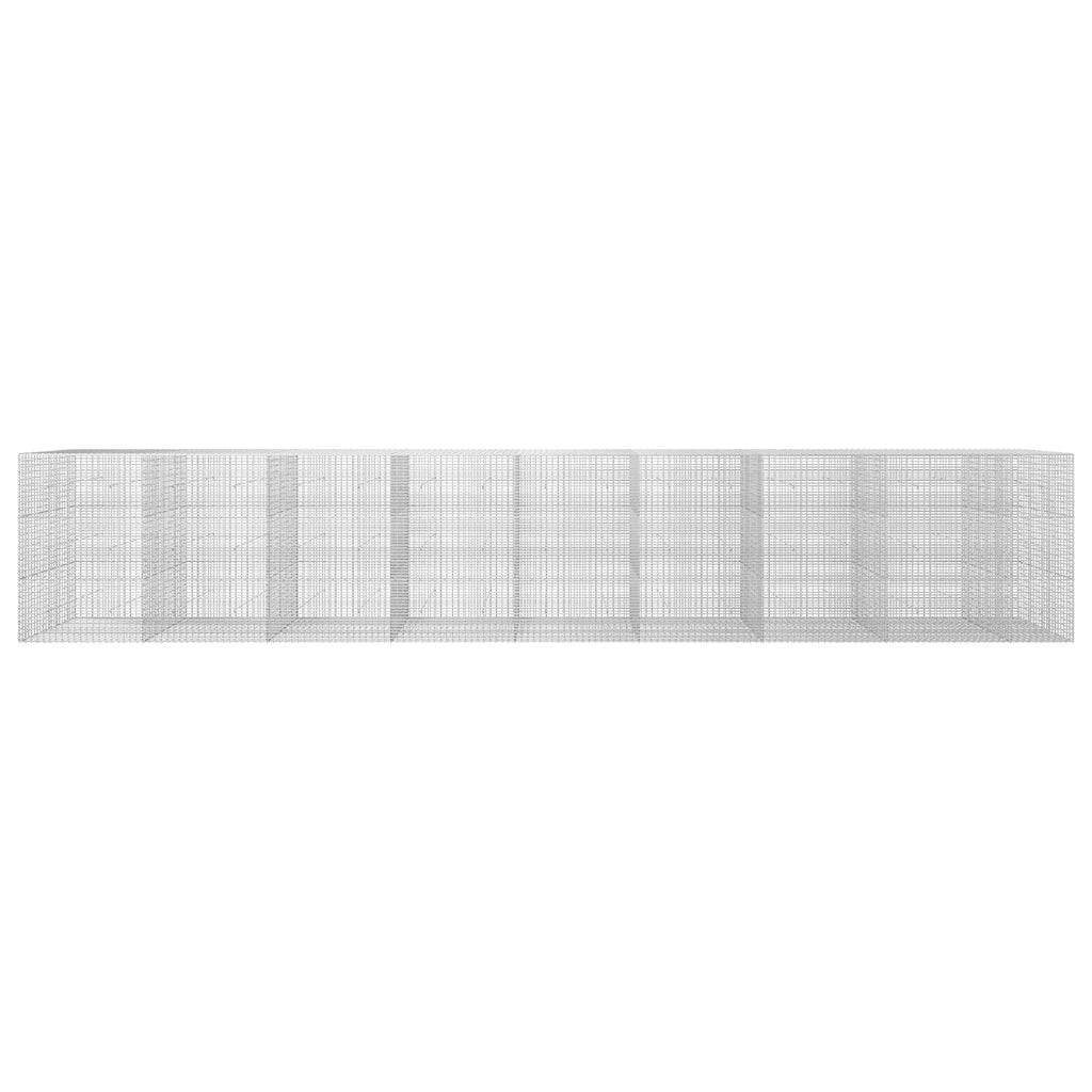 vidaXL Gabion z drutu 3,5 mm i siatką 5x2,5 cm 850x50x150 cm