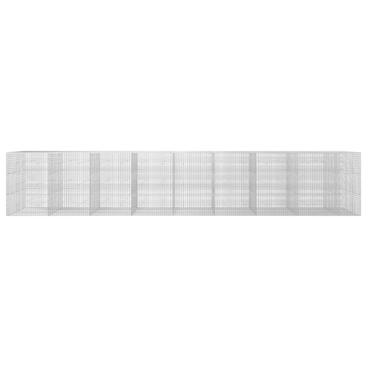 vidaXL Gabion z drutu 3,5 mm i siatką 5x2,5 cm 850x50x150 cm