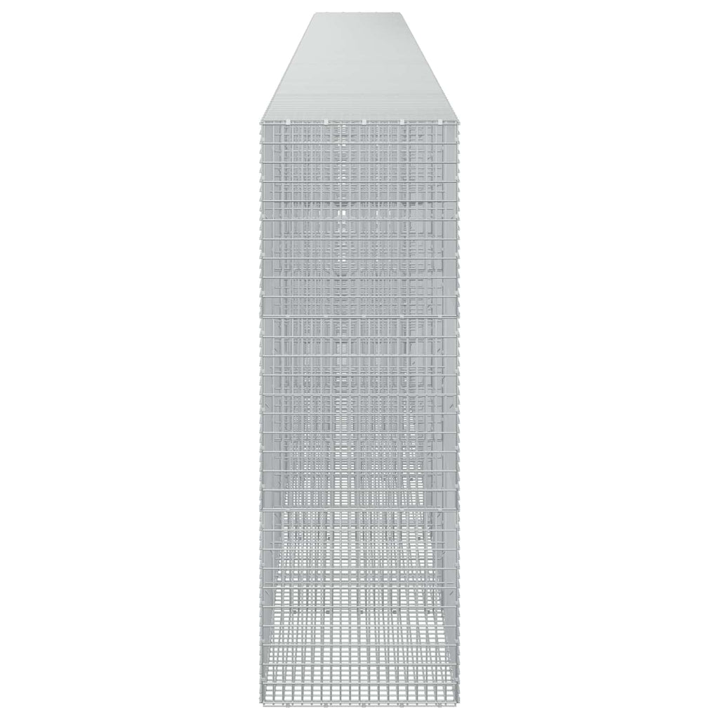 vidaXL Gabion z drutu 3,5 mm i siatką 5x2,5 cm 950x50x150 cm