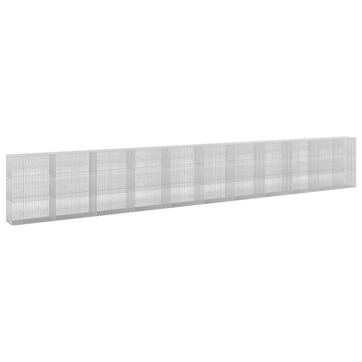 vidaXL Gabion z drutu 3,5 mm i siatką 5x2,5 cm 1050x50x150 cm