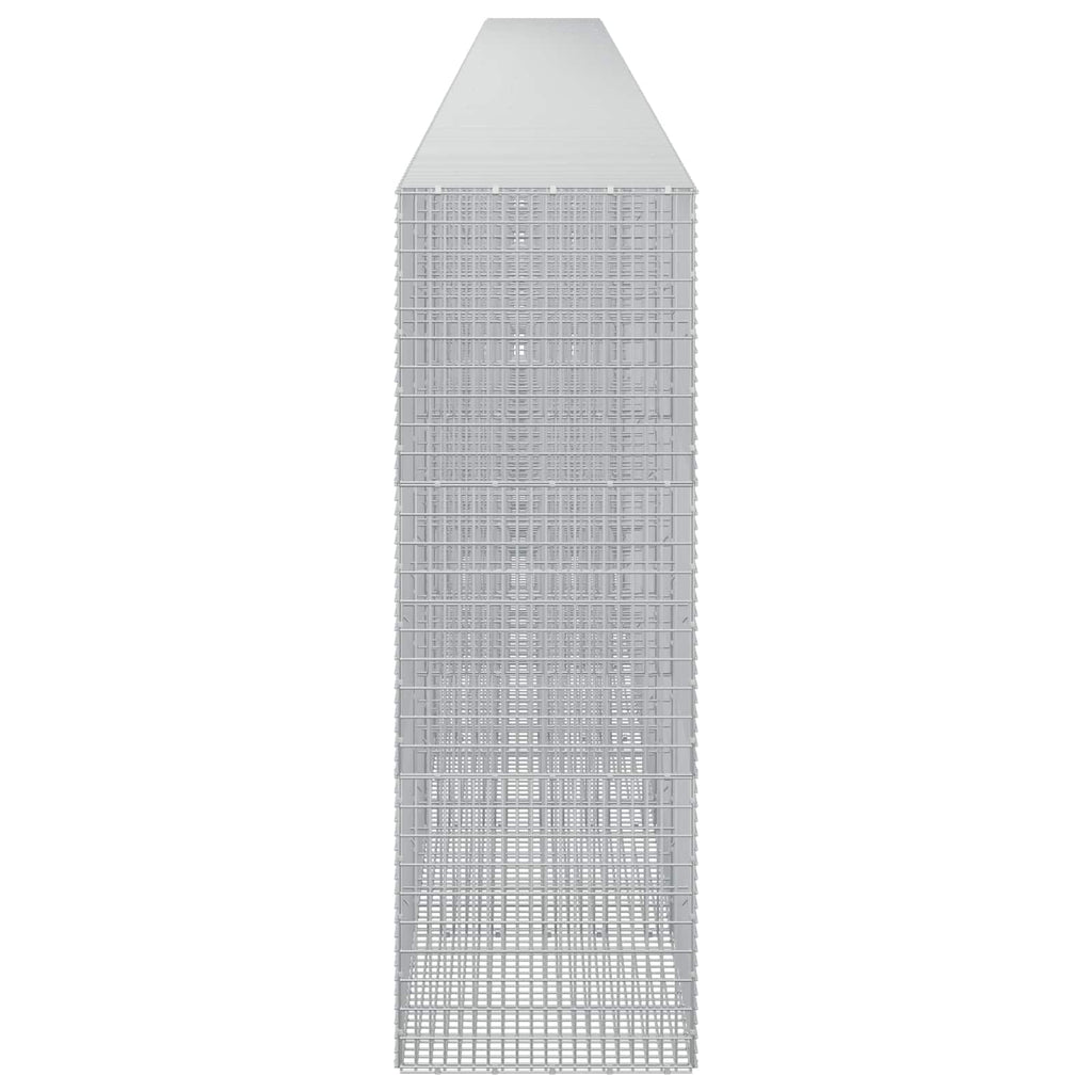 vidaXL Gabion z drutu 3,5 mm i siatką 5x2,5 cm 1200x50x150 cm