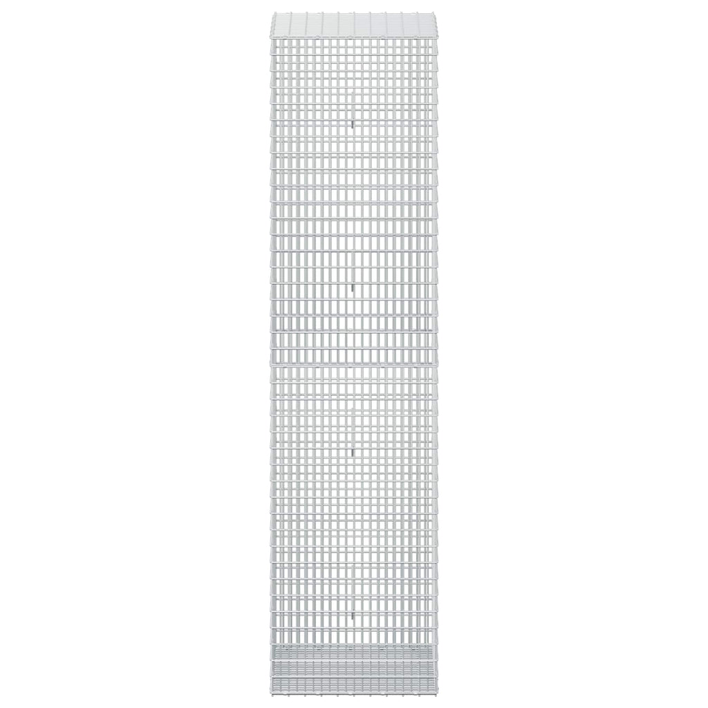 vidaXL Gabion z drutu 3,5 mm i siatką 5x2,5 cm 50x50x200 cm