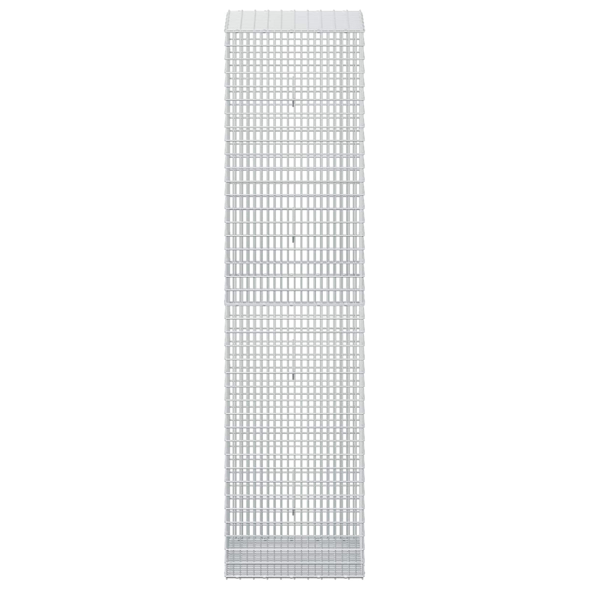 vidaXL Gabion z drutu 3,5 mm i siatką 5x2,5 cm 50x50x200 cm