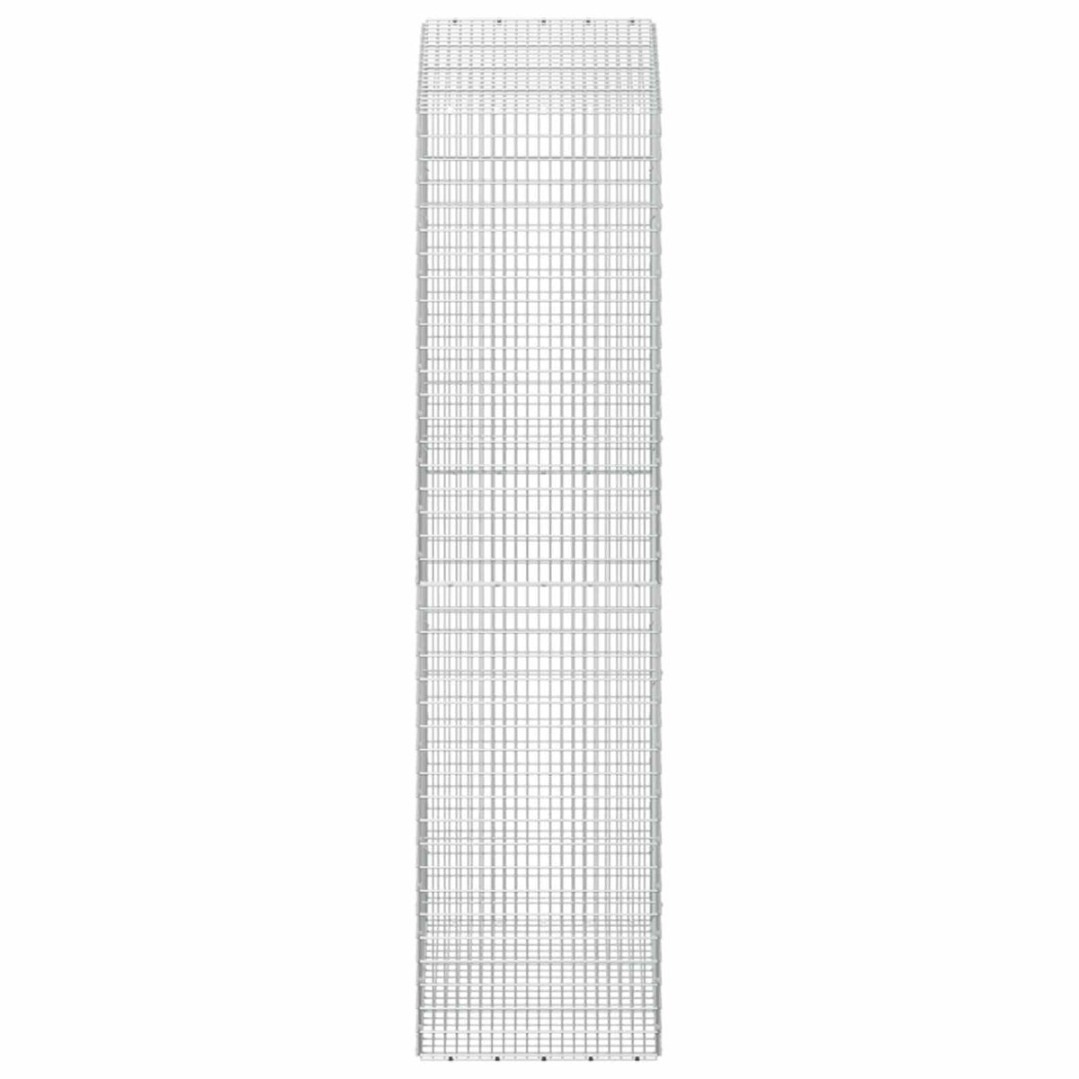 vidaXL Gabion z drutu 3,5 mm i siatką 5x2,5 cm 100x50x200 cm