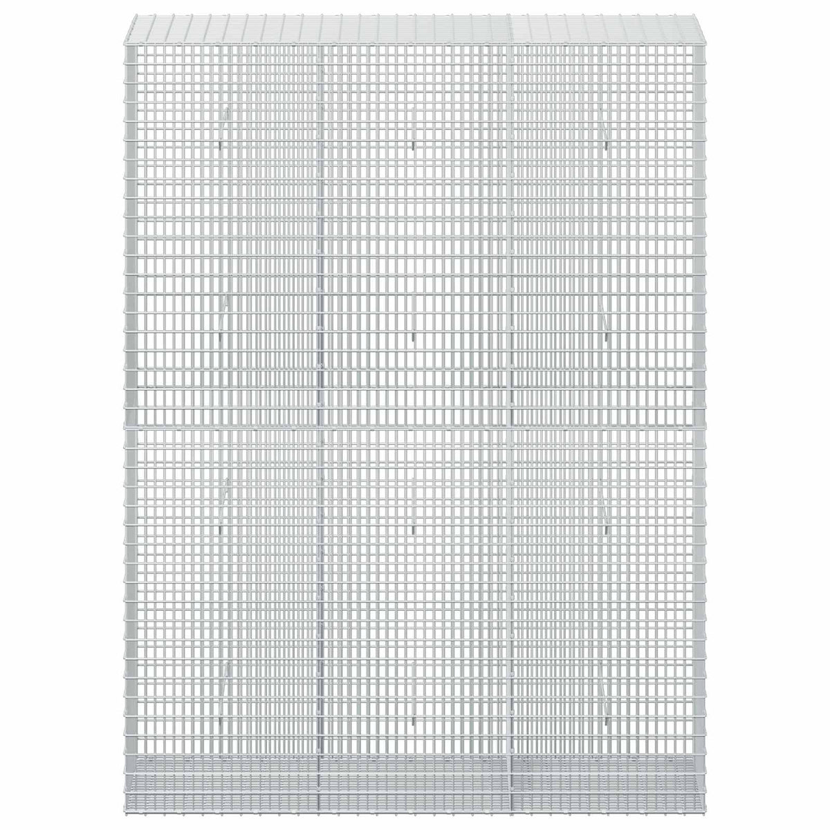 vidaXL Gabion z drutu 3,5 mm i siatką 5x2,5 cm 150x50x200 cm