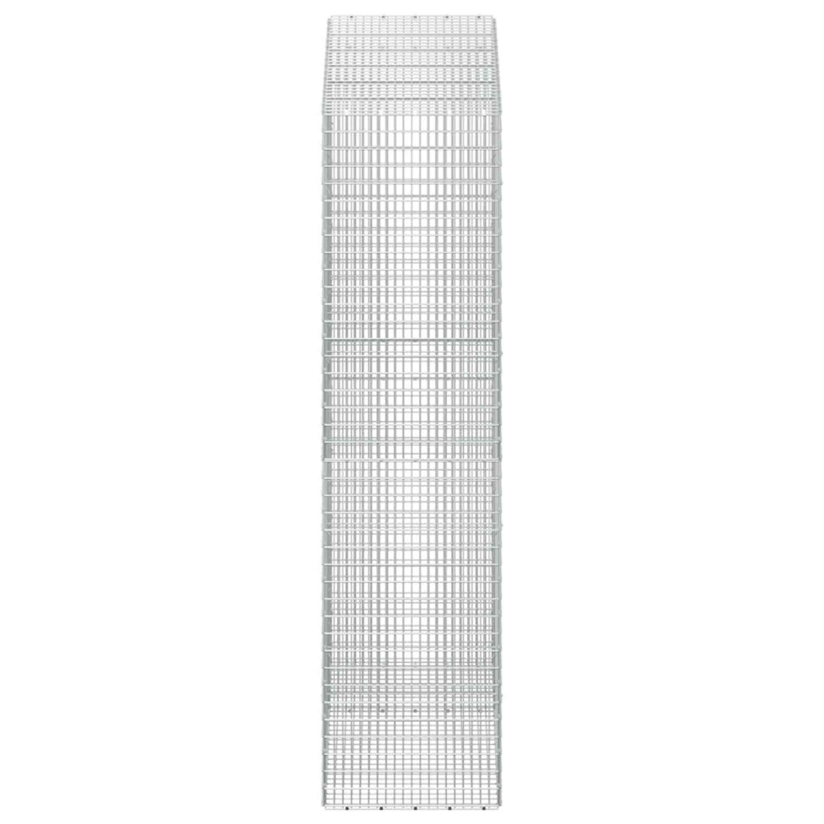 vidaXL Gabion z drutu 3,5 mm i siatką 5x2,5 cm 150x50x200 cm